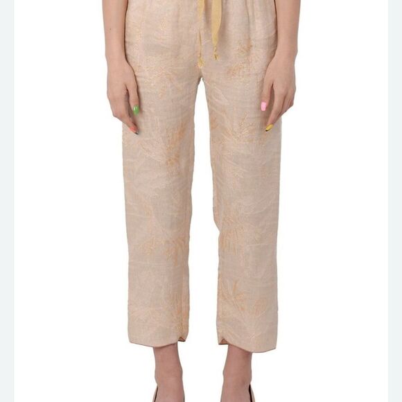 Beige Drawstring Pants‎ - Picture 9 of 10